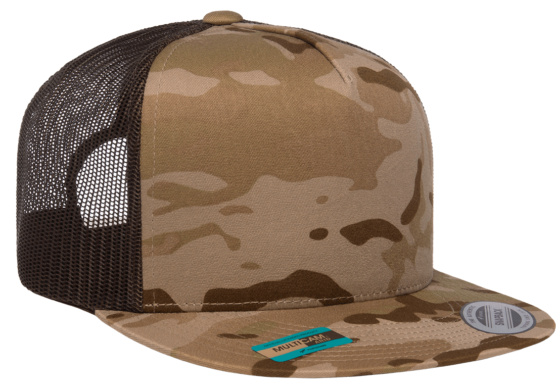 Yupoong Flat Bill Trucker Multicam® Embroidery