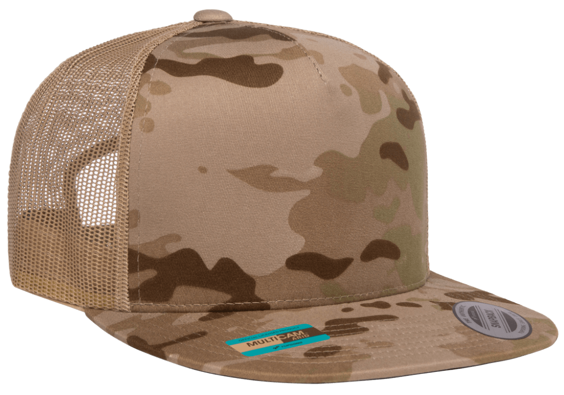 Yupoong Flat Bill Trucker Multicam® Embroidery