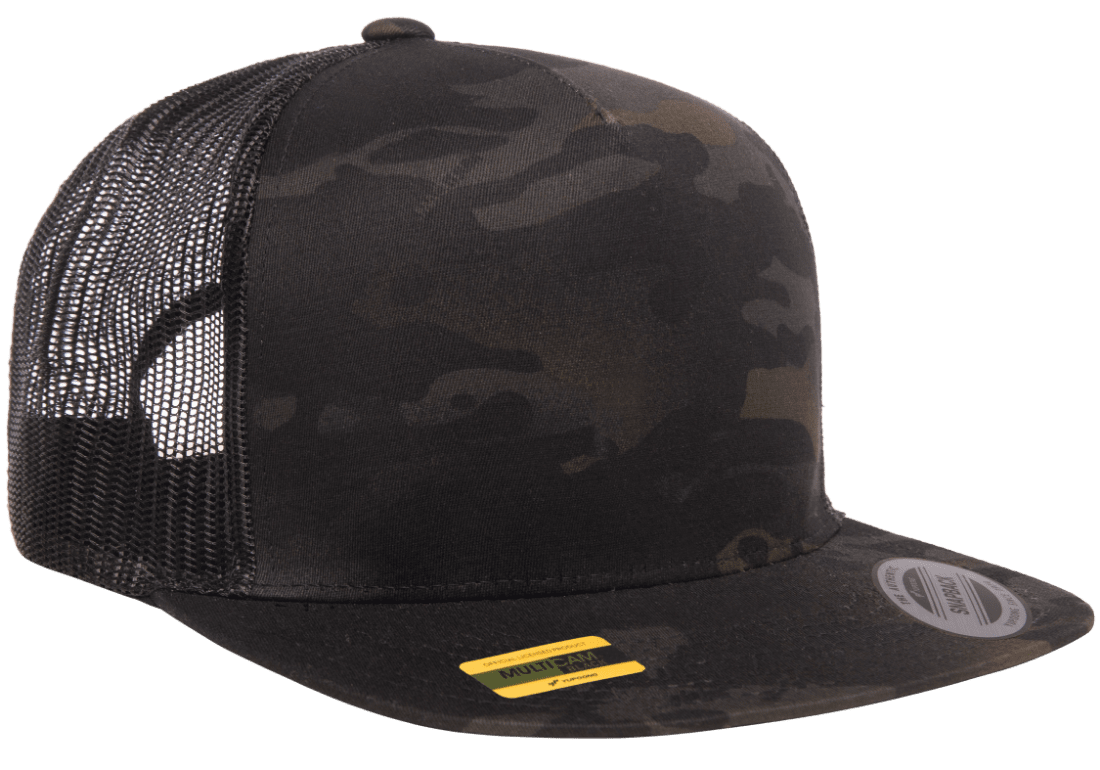 Yupoong Flat Bill Trucker Multicam® Embroidery