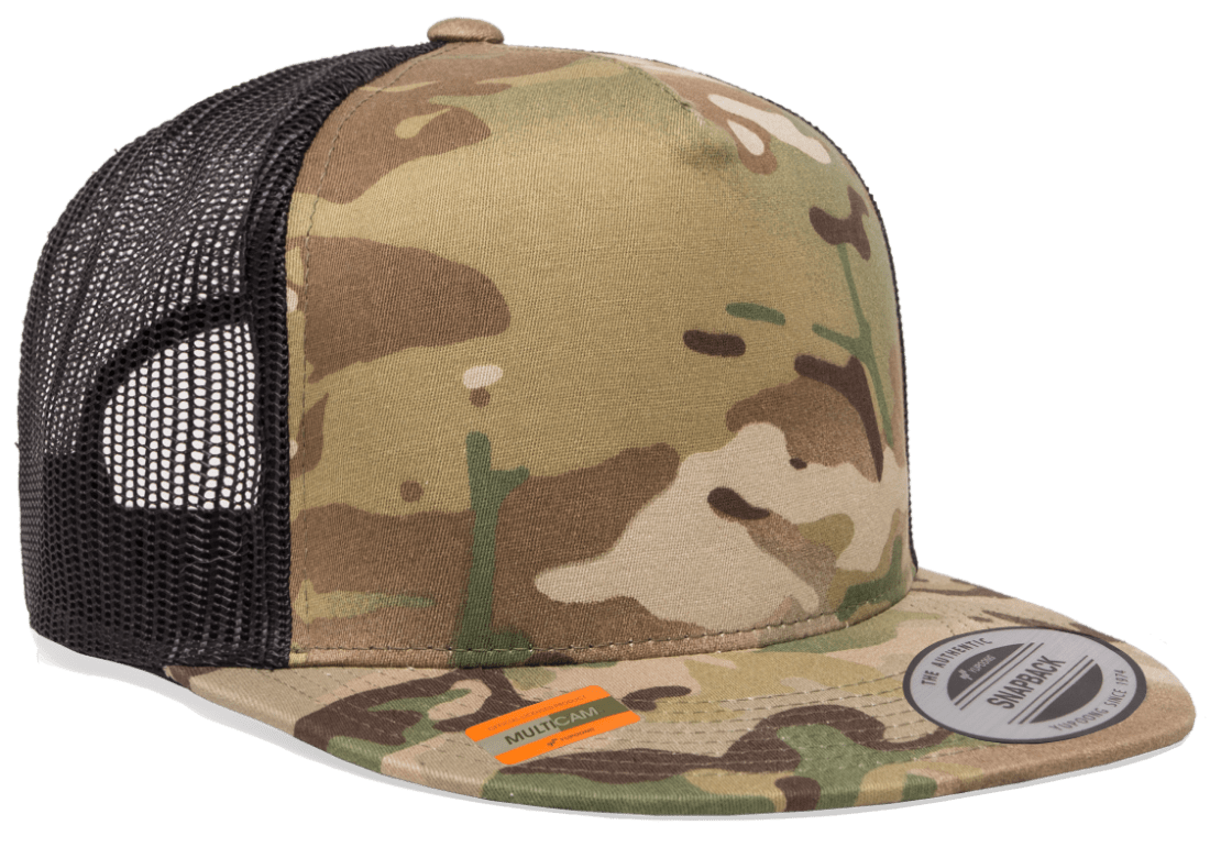 Yupoong Flat Bill Trucker Multicam® Embroidery