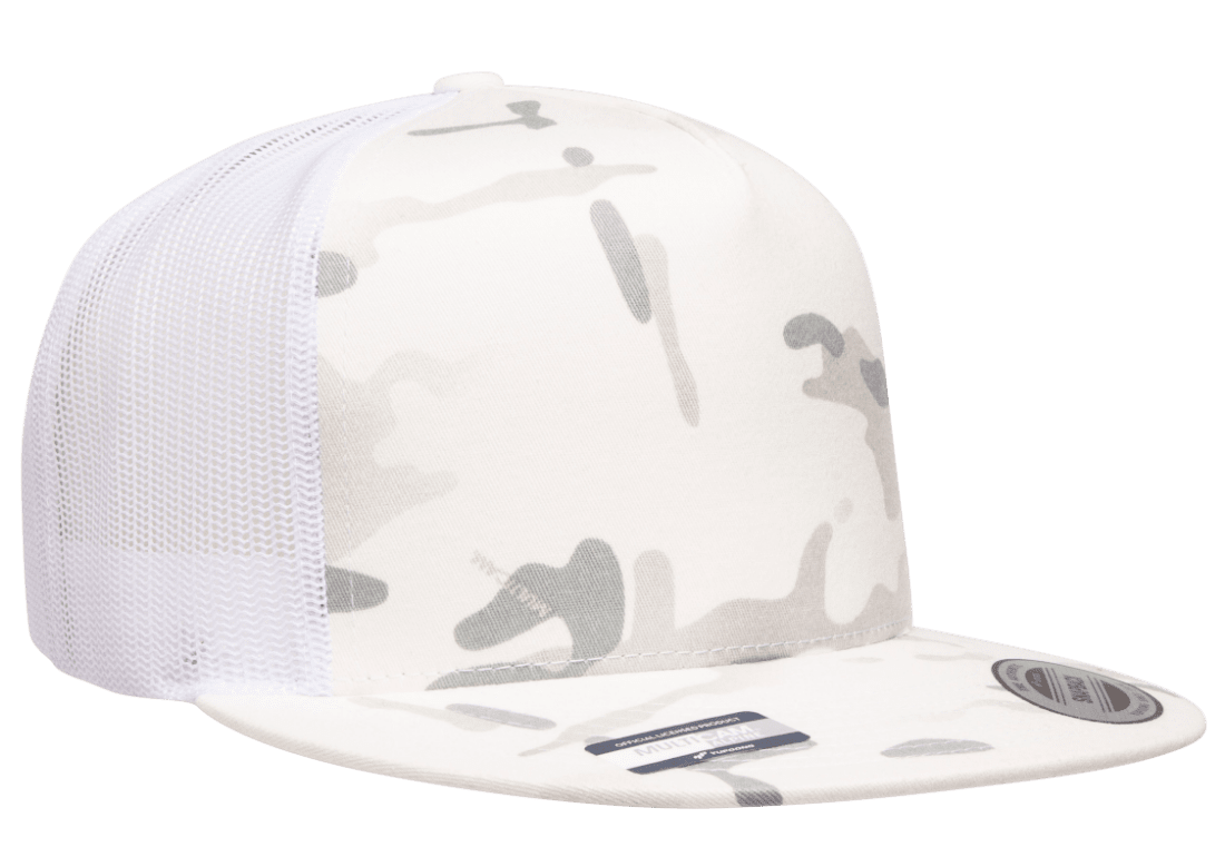 Yupoong Flat Bill Trucker Multicam® Embroidery