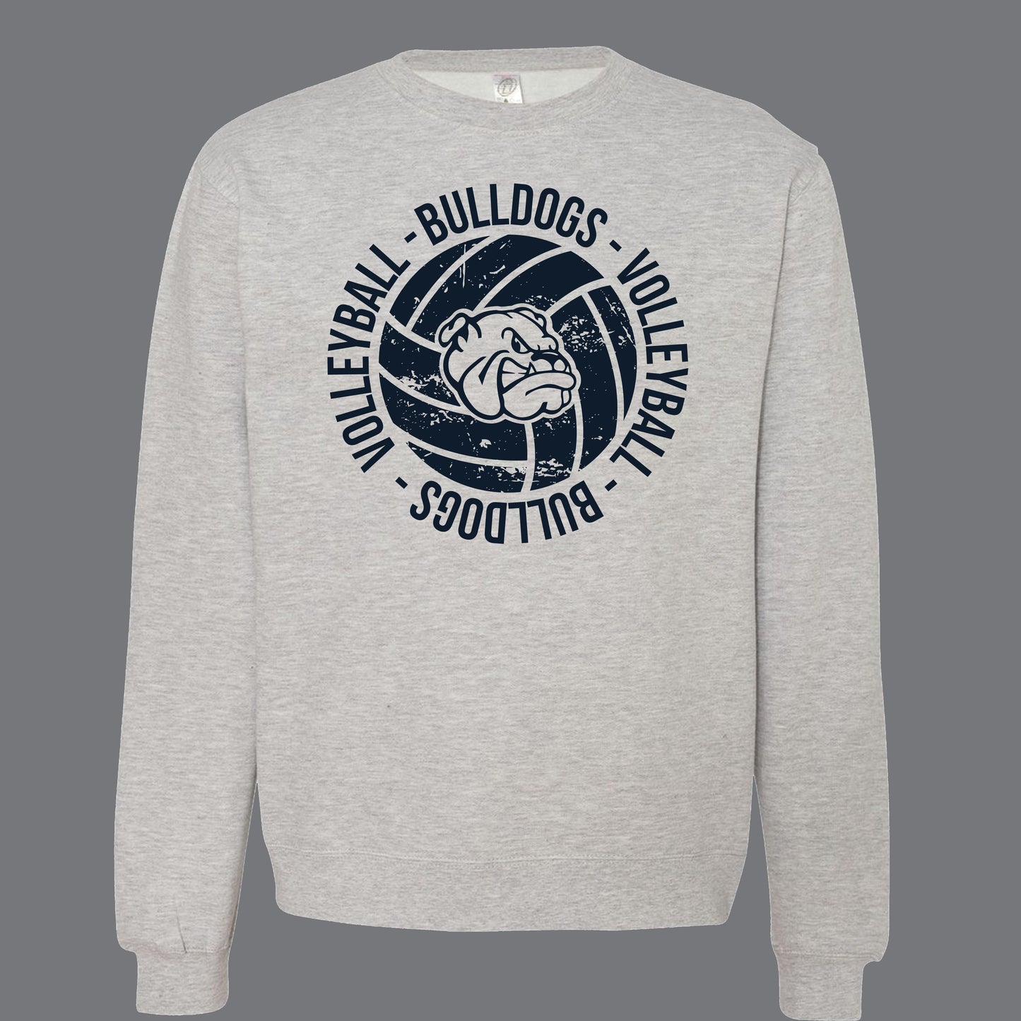Bethany Christian School - Bulldogs Volleyball Crewneck Sweatshirt