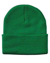 Load image into Gallery viewer, 24pc - Custom Embroidered 12&quot; Solid Cuffed Beanies