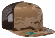 Load image into Gallery viewer, Yupoong Flat Bill Trucker Multicam® Embroidery