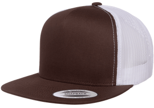 Yupoong Flat Bill Trucker 2 Tone Snap-Back Embroidery