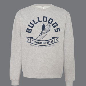 Bethany Christian School -  Bulldogs Track & Field Crewneck Sweatshirt