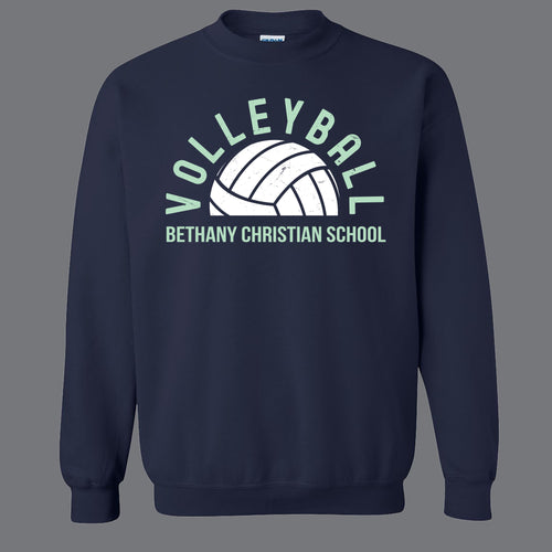Bethany Christian School -  Volleyball Crewneck Sweatshirt