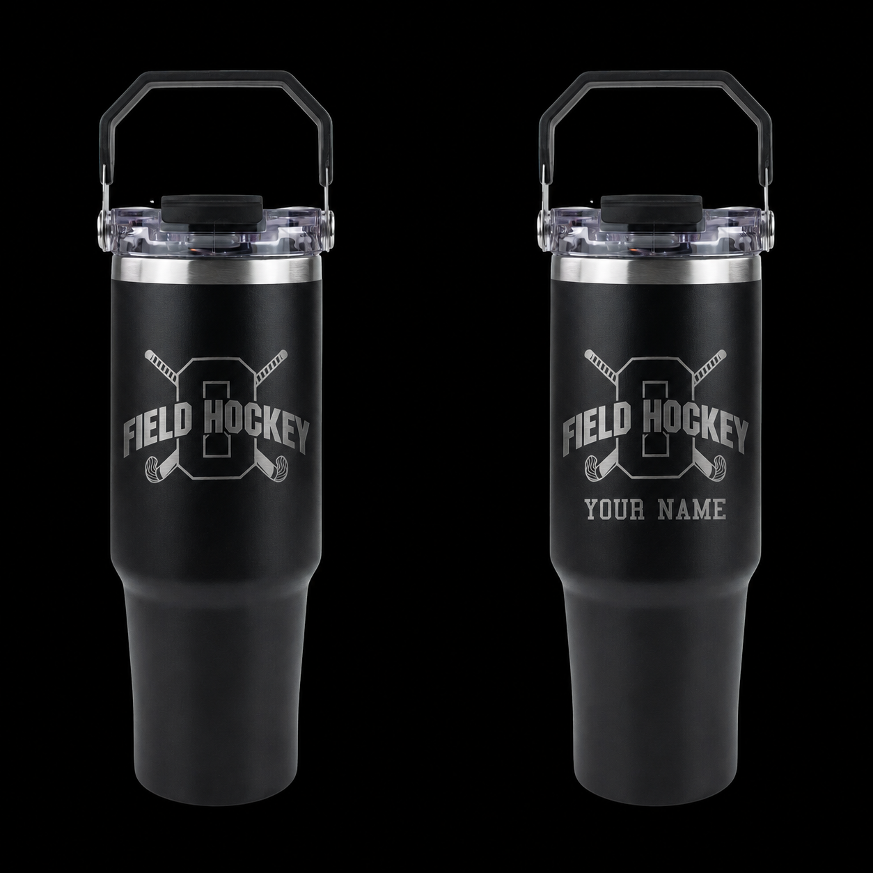 30oz Powder Coated Tri-Sip Tumbler