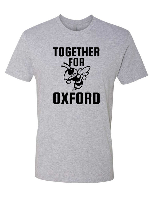 Together for Oxford Heather Grey Tee Shirt ( Front Print Only )