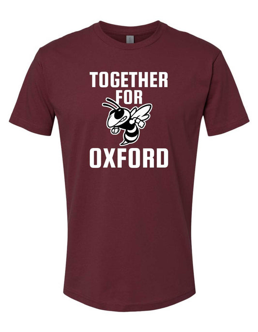 Together for Oxford Maroon Tee Shirt