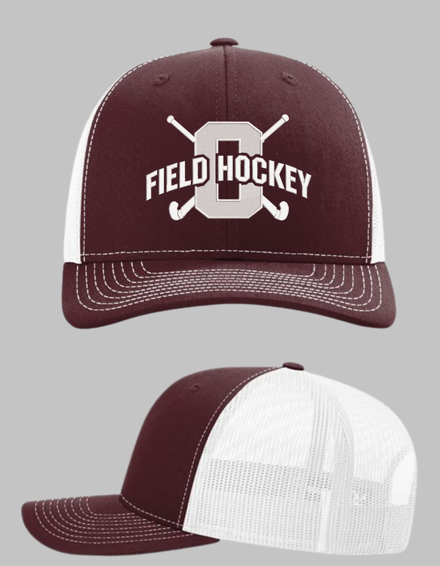 Oxford Field Hockey Embroidery Trucker Hat