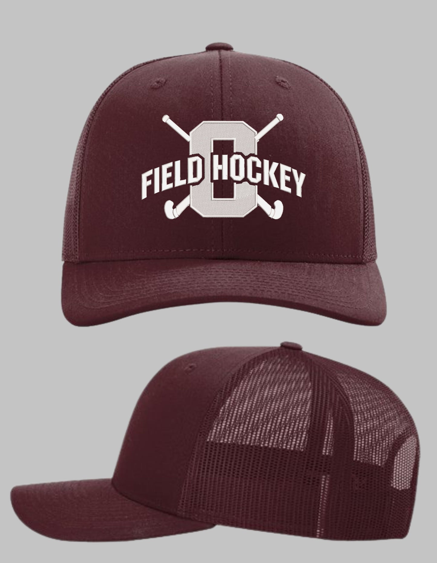 Oxford Field Hockey Embroidery Trucker Hat
