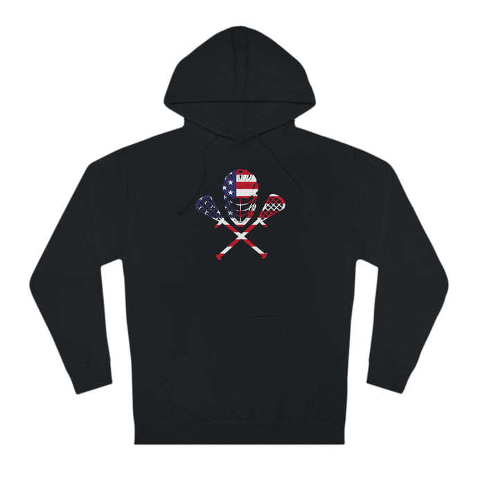 Lacrosse American Flag Hoodie