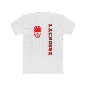 American Flag Lacrosse Distressed T-Shirt
