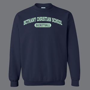 Bethany Christian School - Basketball Crewneck Sweatshirt