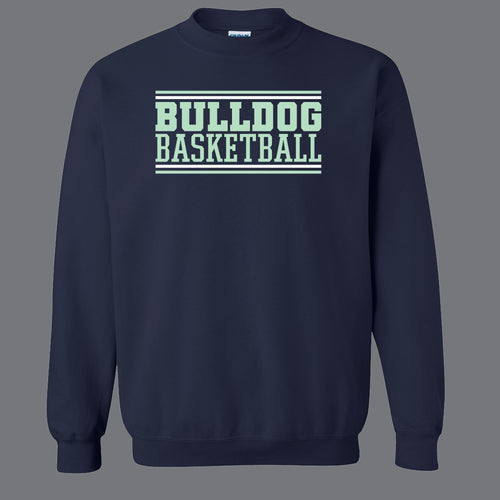 Bethany Christian School - Bulldogs Basketball Crewneck Sweatshirt
