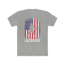 Load image into Gallery viewer, American Flag Lacrosse T-Shirt