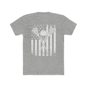 American Flag Lacrosse LAX T-Shirt