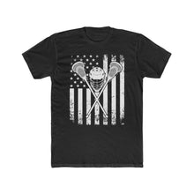 Load image into Gallery viewer, American Flag Lacrosse LAX T-Shirt